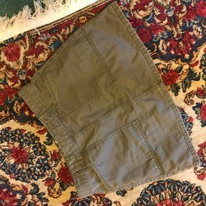 Olive Skirt with POCKETS